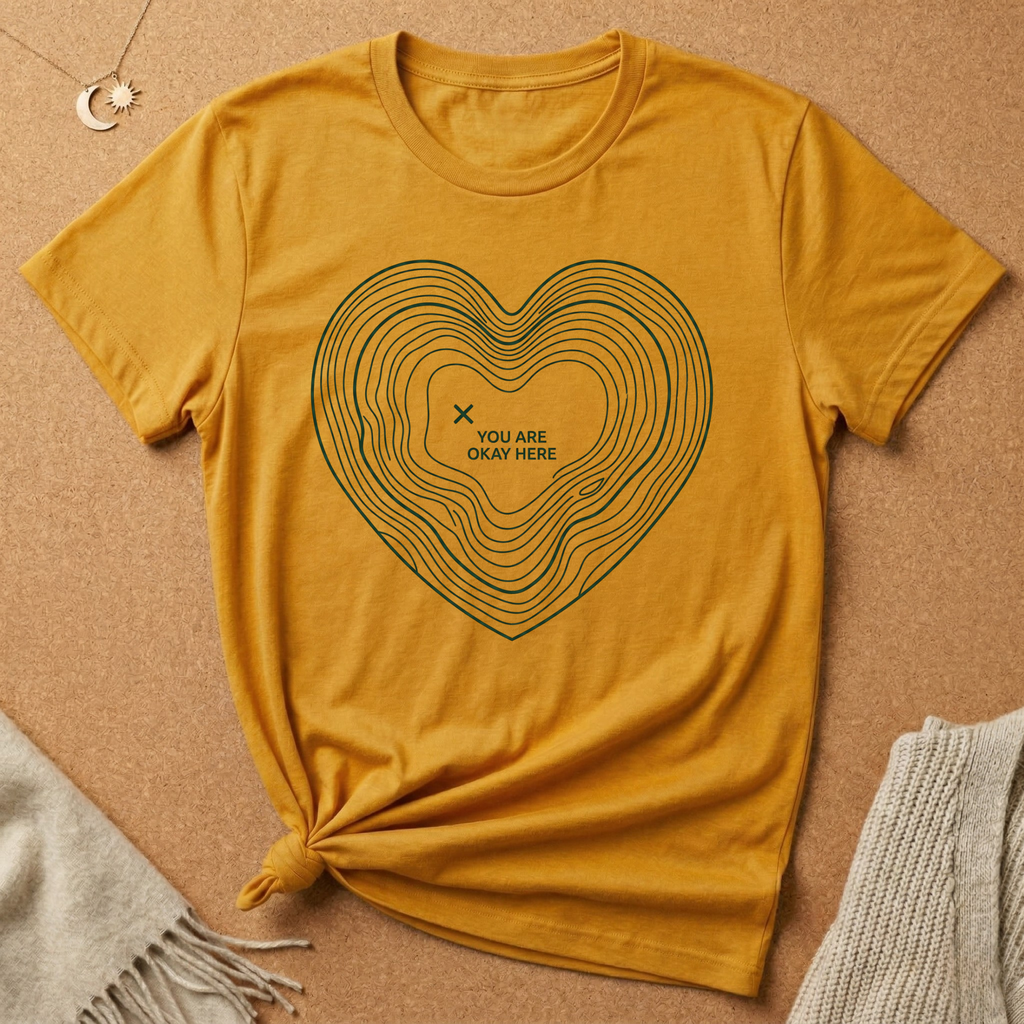 Heart Topography Tee