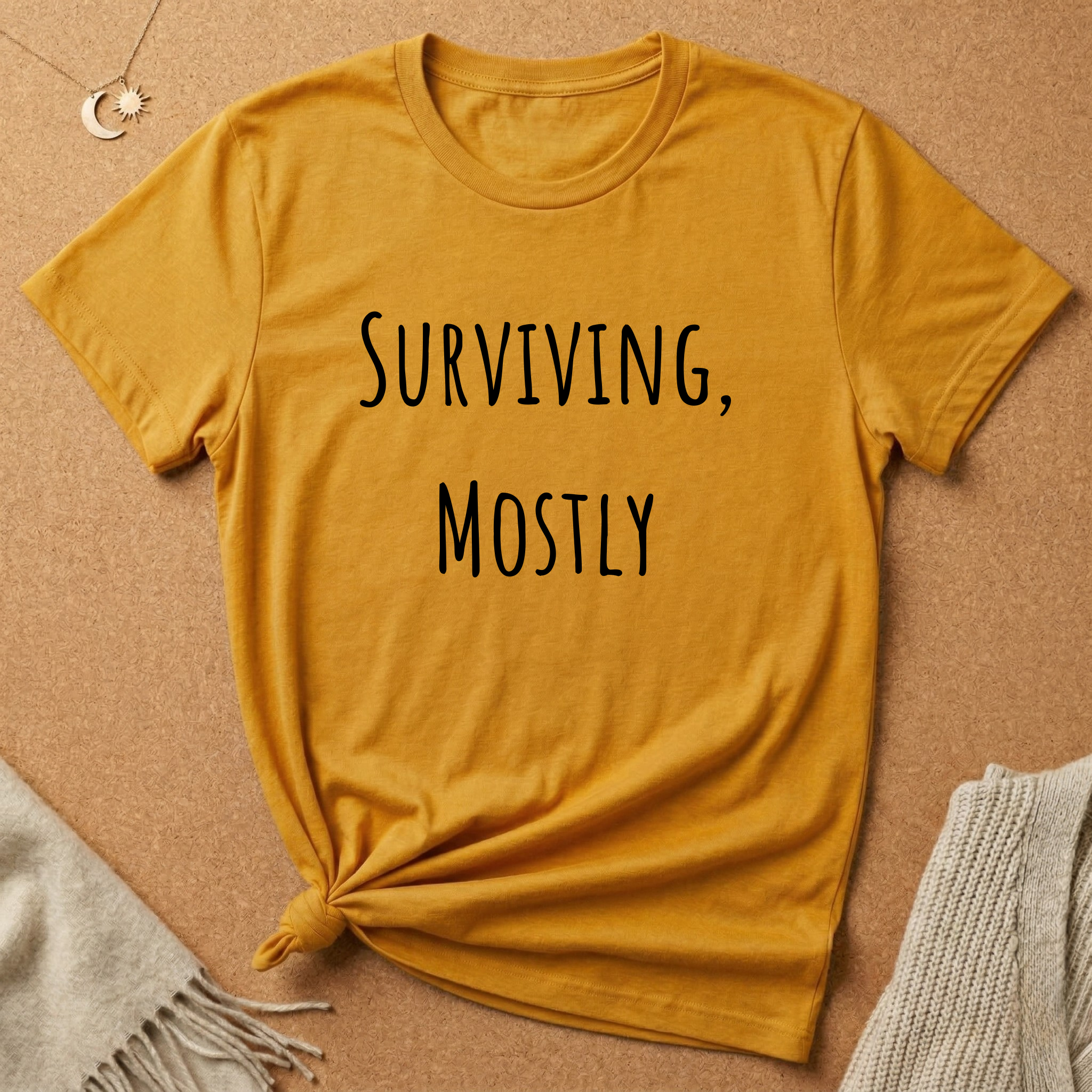 Surviving, Mostly Tee