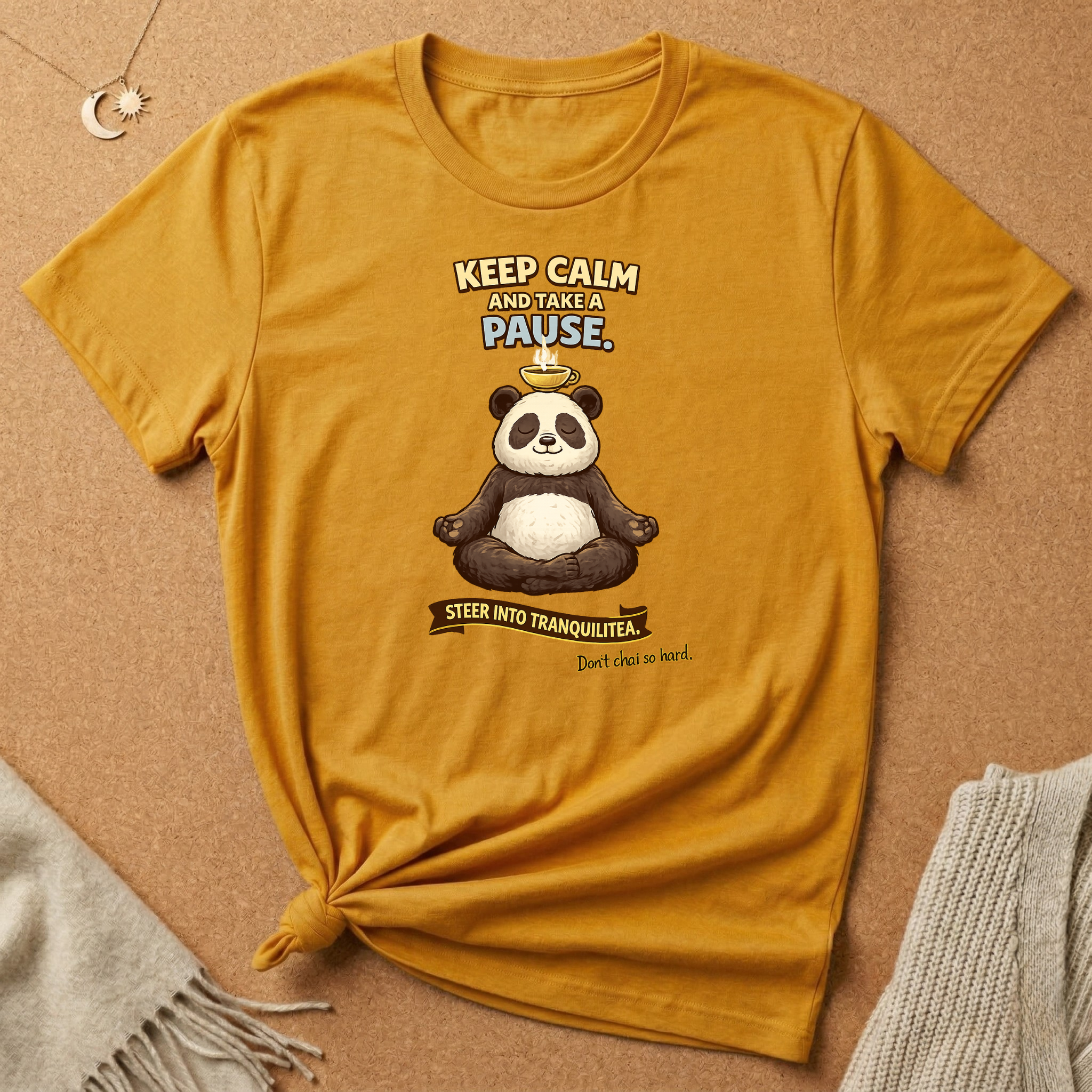 Take a Pause Panda Tee