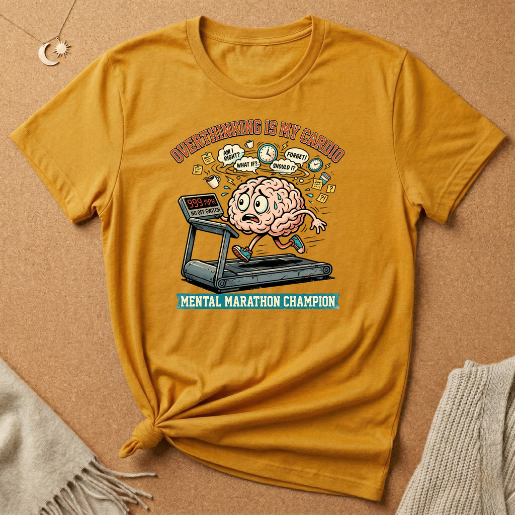 Mental Marathon Champion on Treadmill Tee