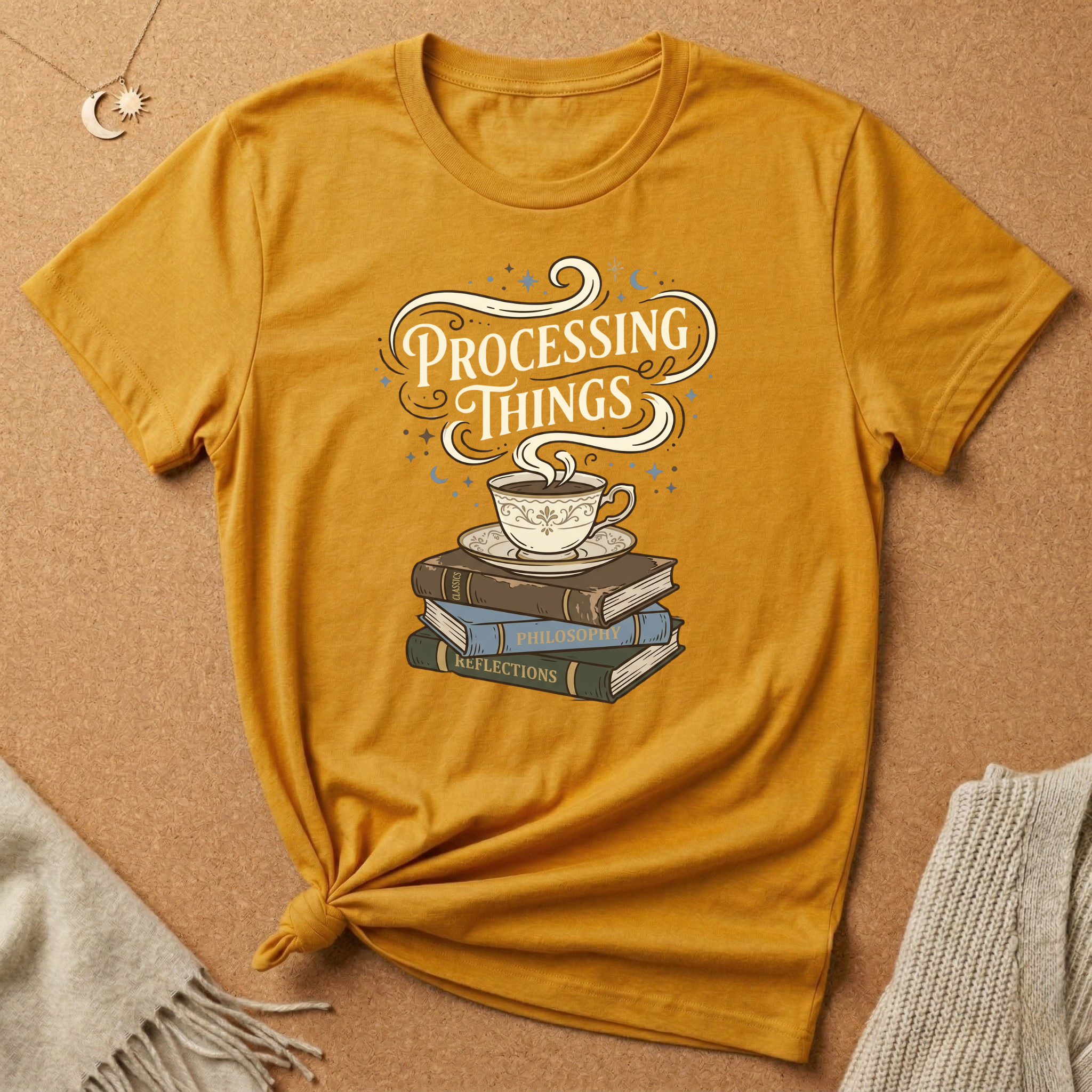 Processing Things Books and Tea Tee