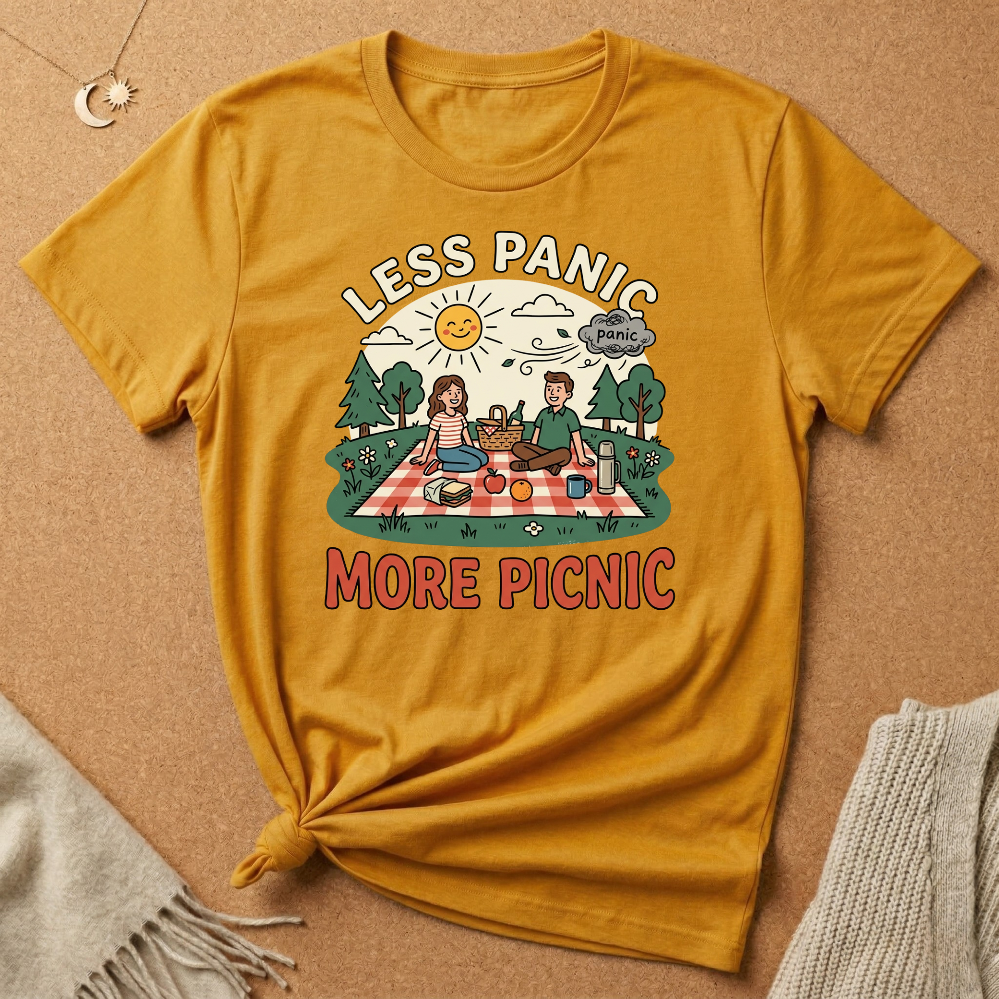 Less Panic, More Picnic Tee