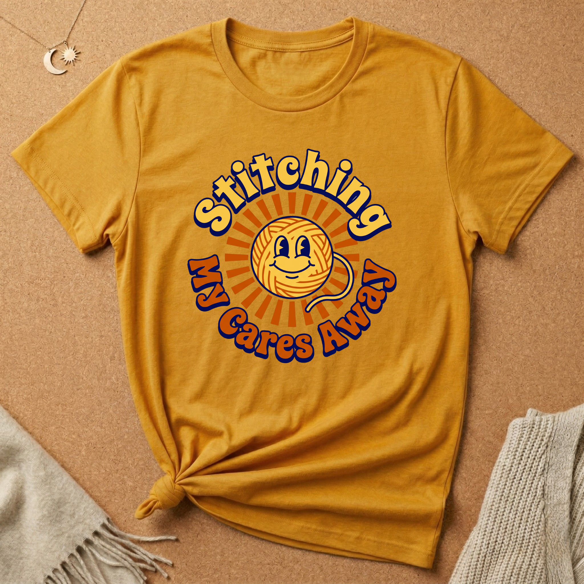Stitching My Cares Away Tee
