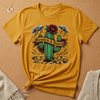 Resilient and Rooted with cactus Tee