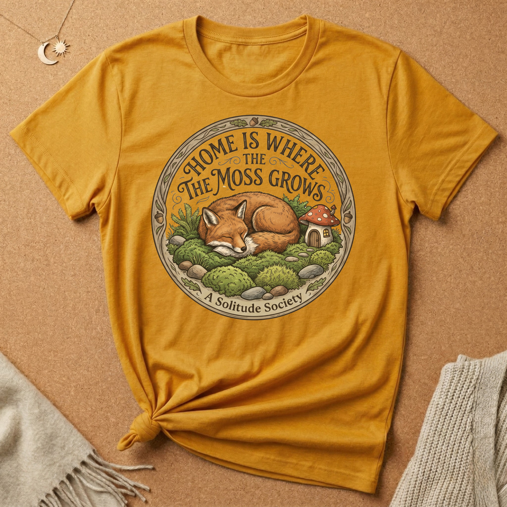 Home Is Where the Moss Grows Fox Tee