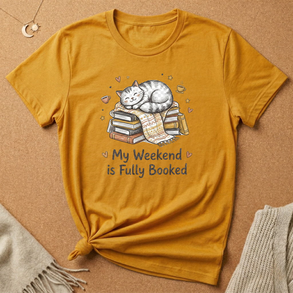 My Weekend Is Fully Booked With Cat Tee