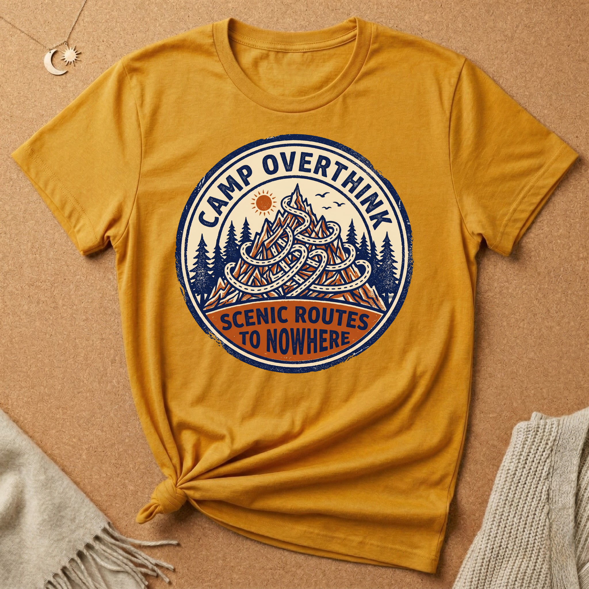 Camp Overthink Scenic Routes to Nowhere Tee