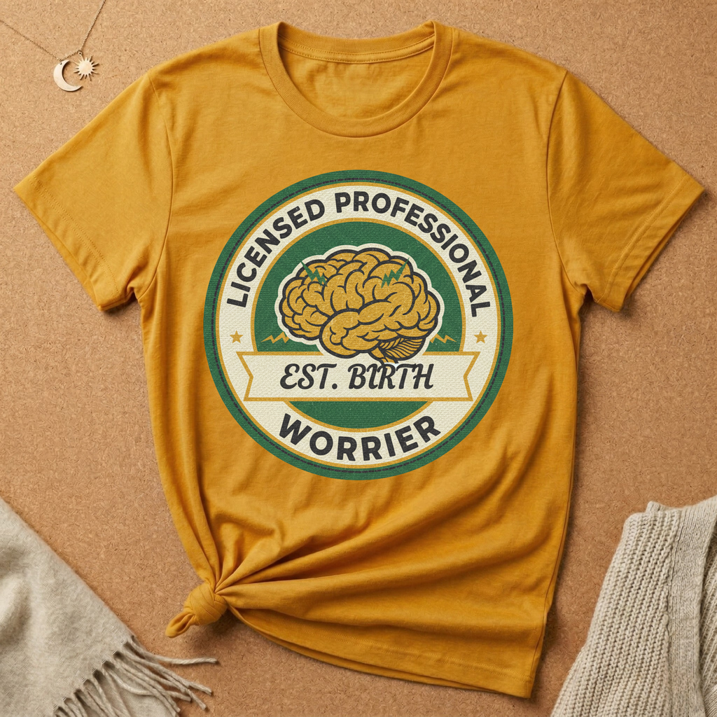Licensed Professional Worrier Est. Birth Tee