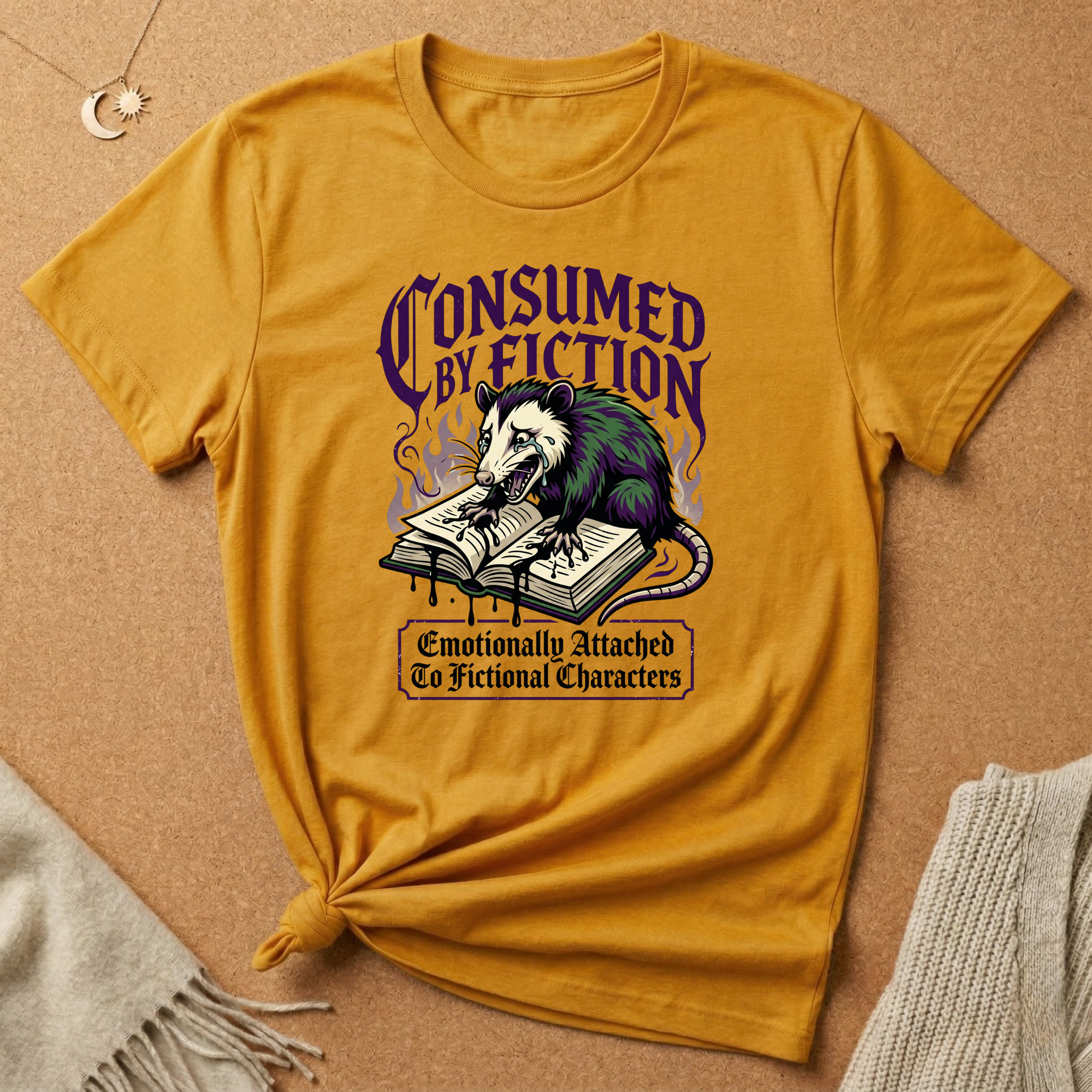 Consumed By Fiction Opossum Tee