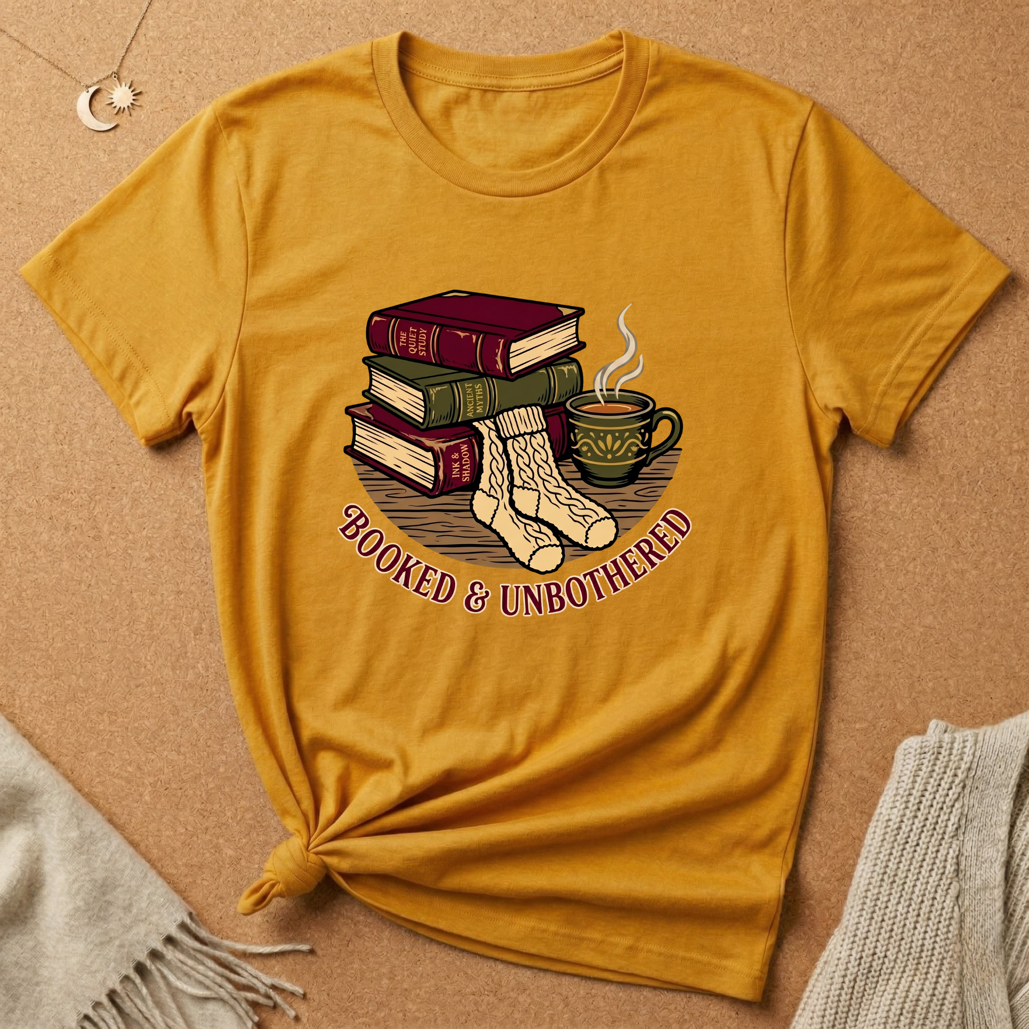 Booked and Unbothered Cozy Tee