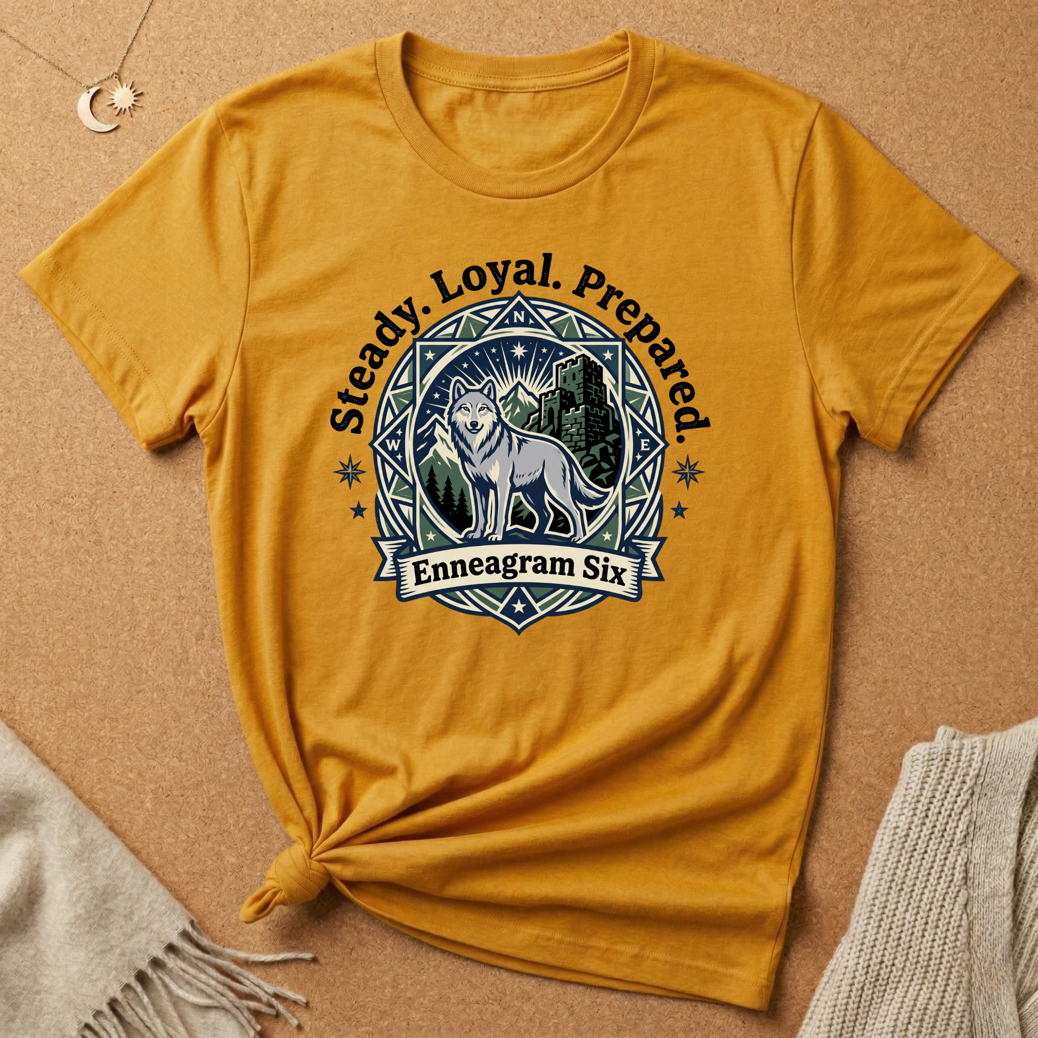 Enneagram Six Steady Tee