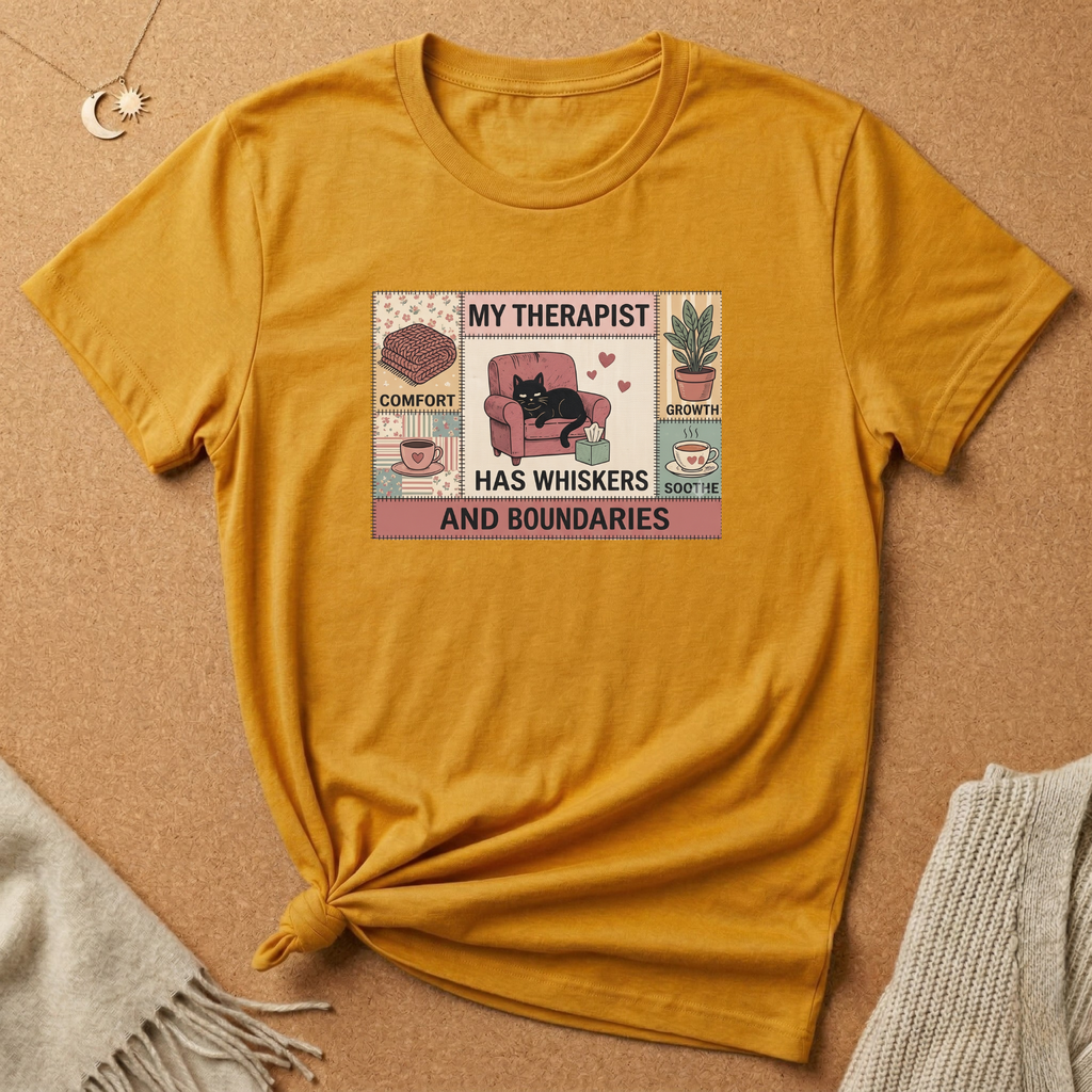 Cat Therapist Comfort Tee