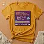 Dungeon of Dread Cleared: Morning Routine Game Tee
