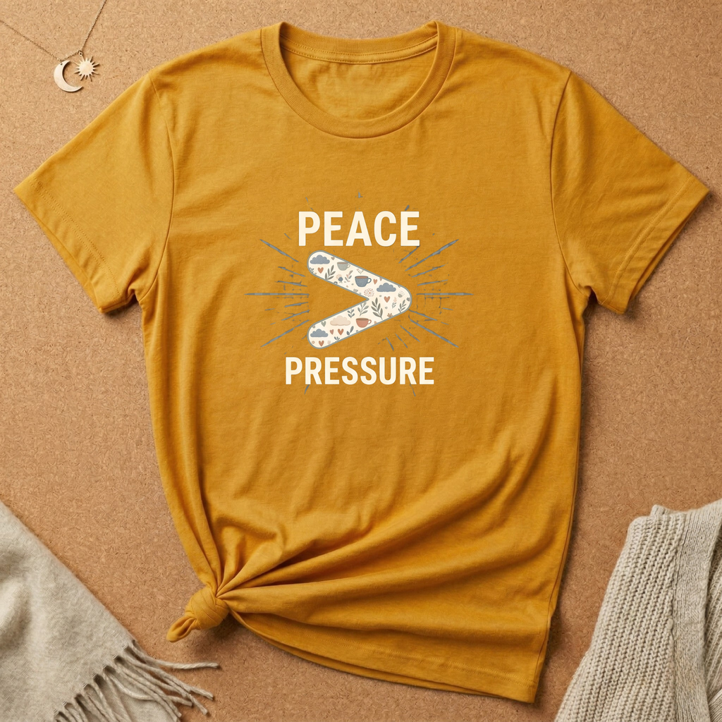 Peace > Pressure Pattern Tee