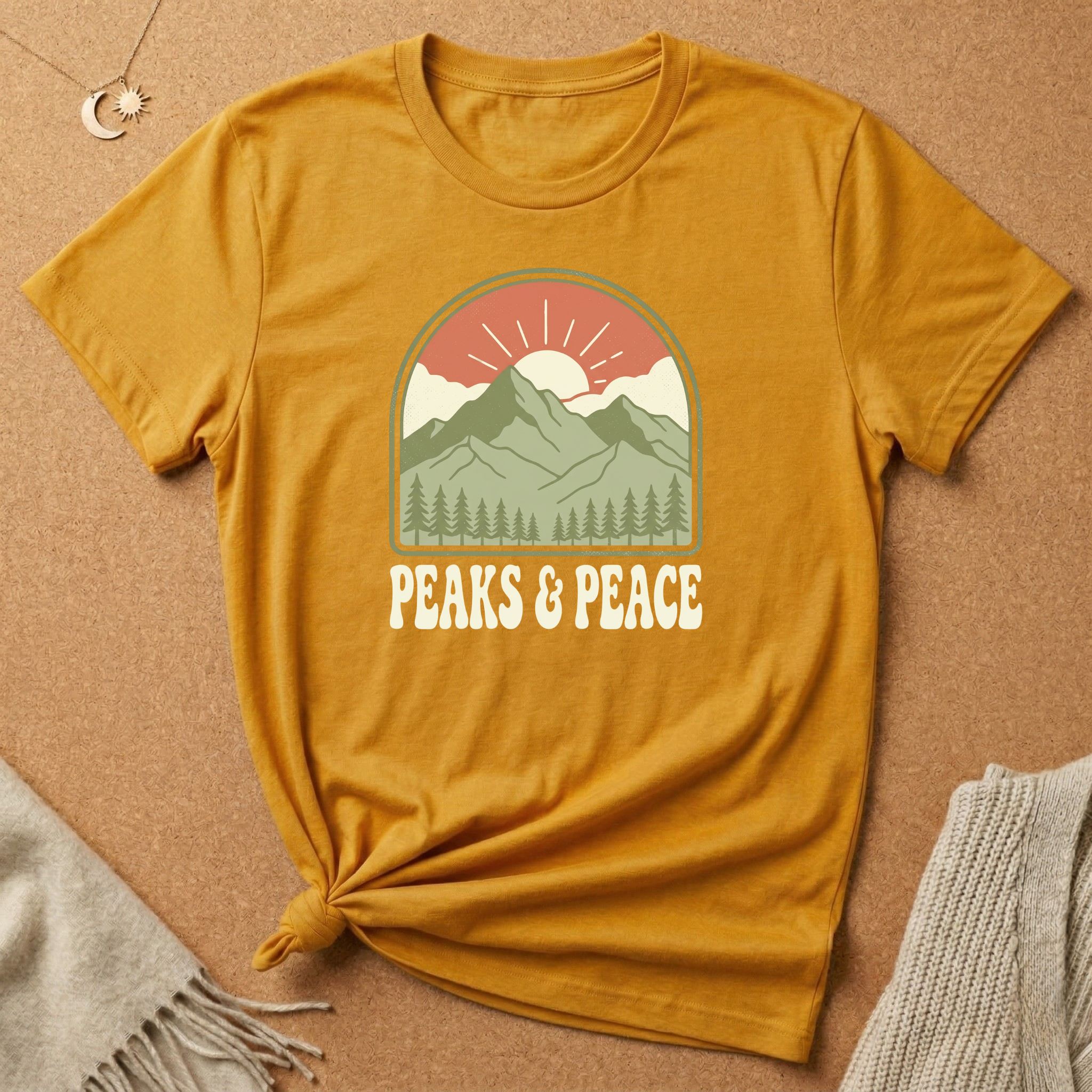 Peaks and Peace Tee