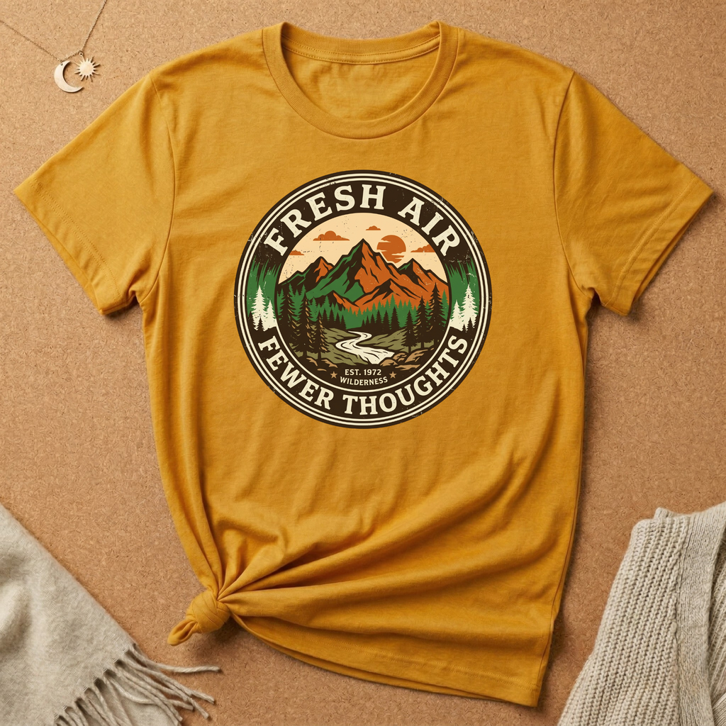Fresh Air, Fewer Thoughts Tee