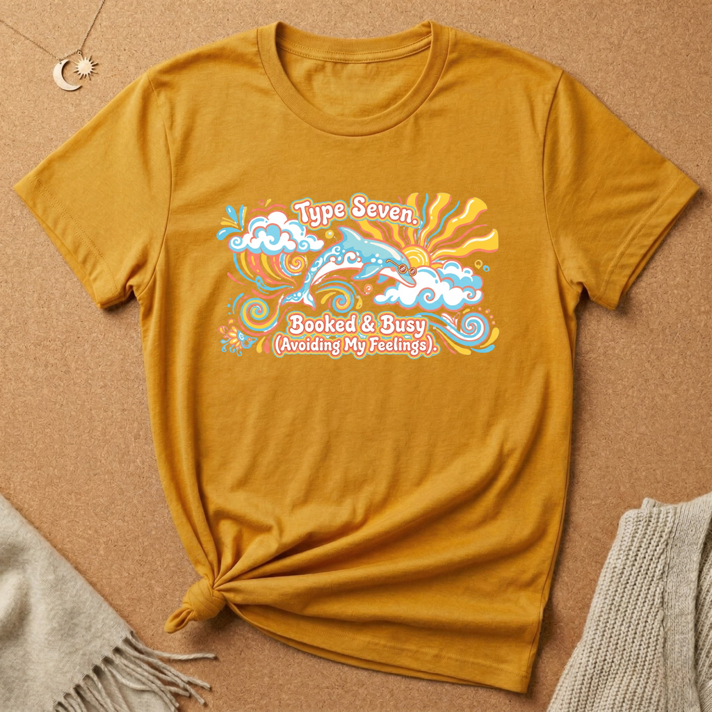 Type Seven. Booked and Busy Tee
