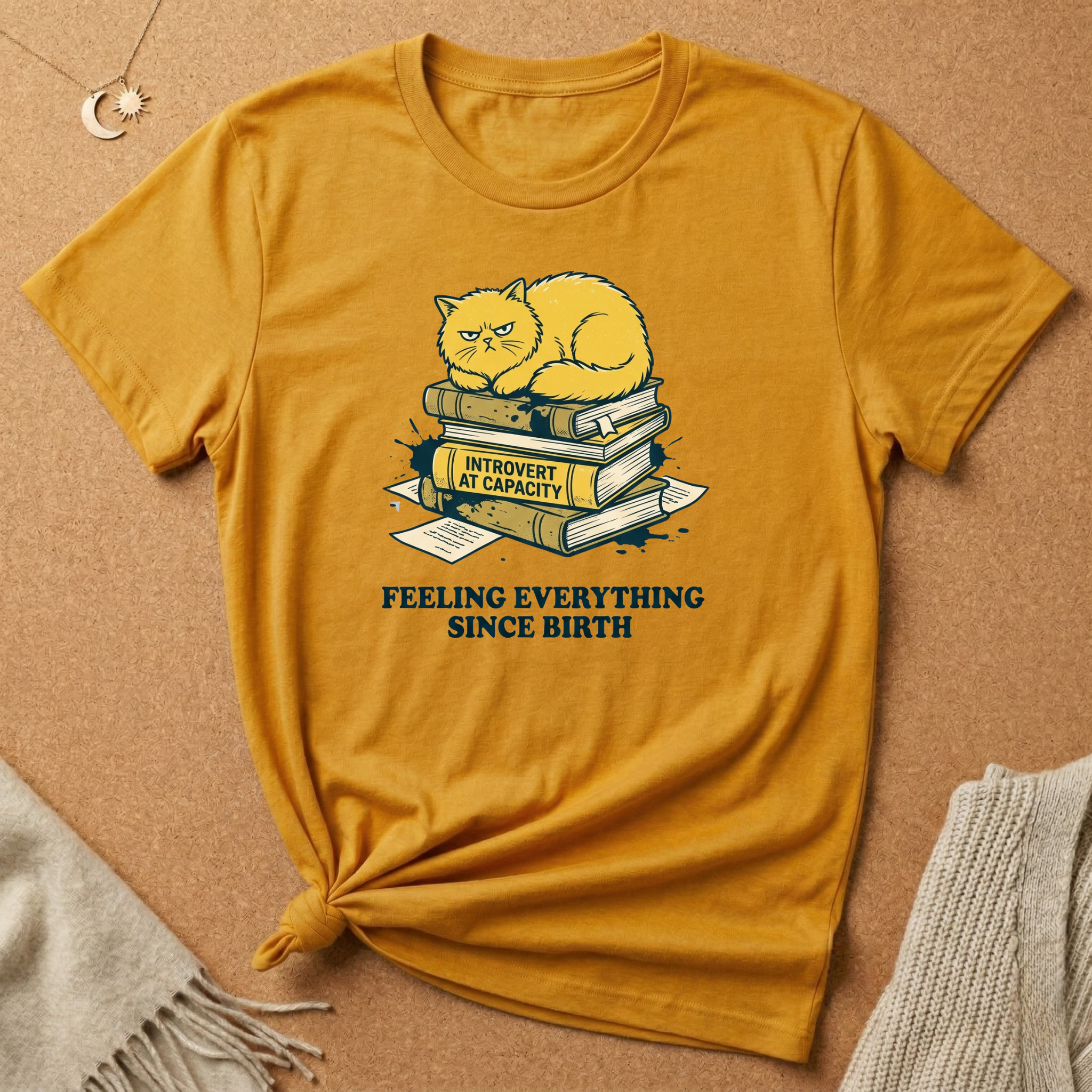 Feeling Everything Cat Tee