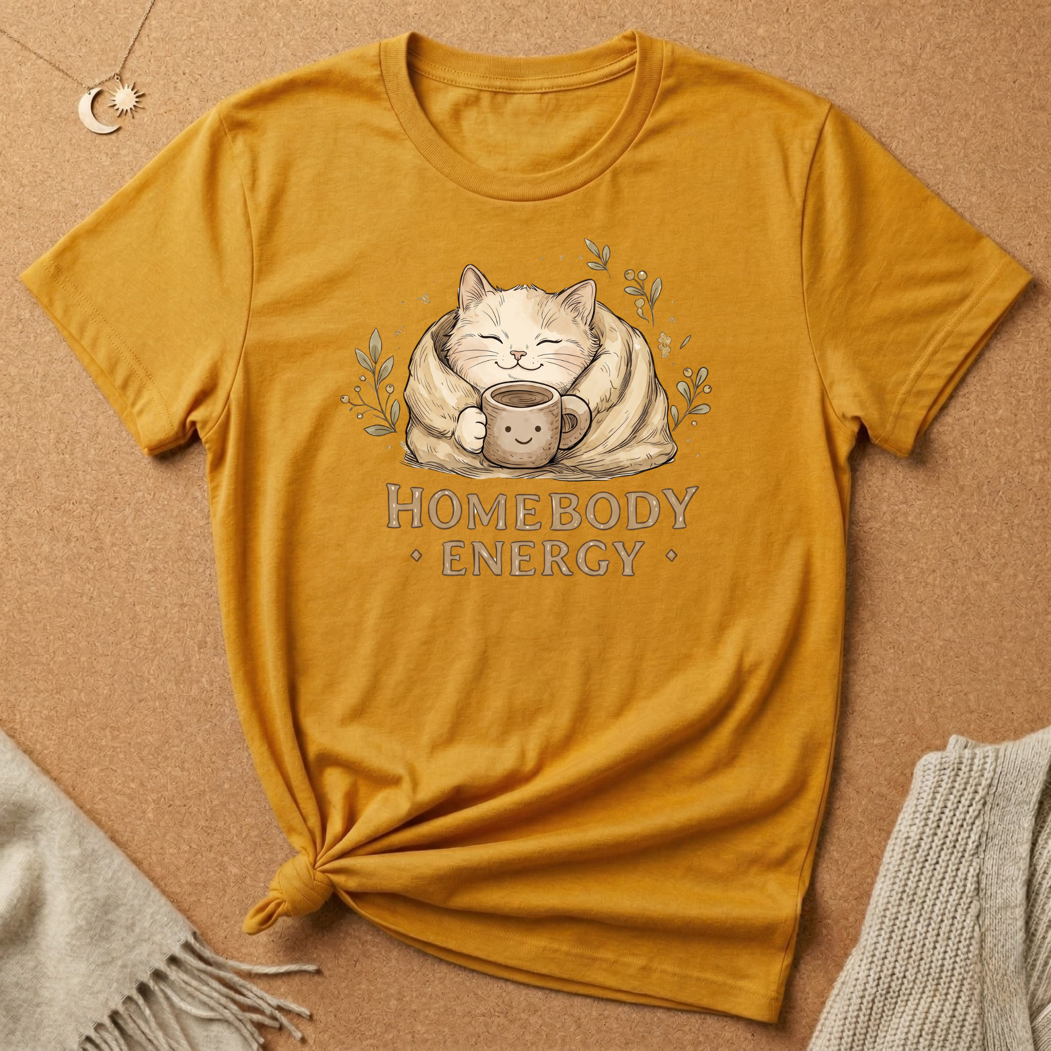 Homebody Energy Cat Tee