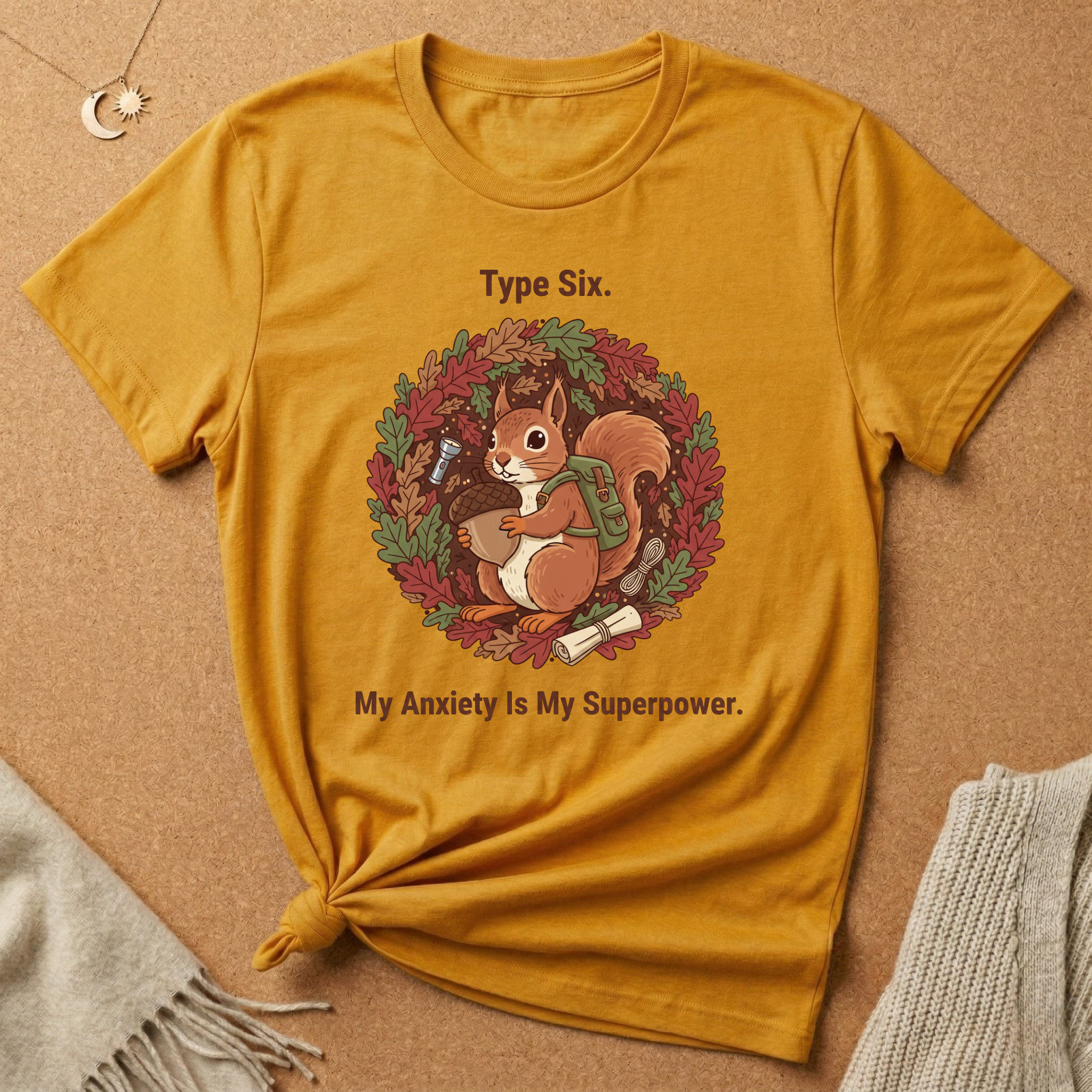 Type Six. My Anxiety Is My Superpower Tee