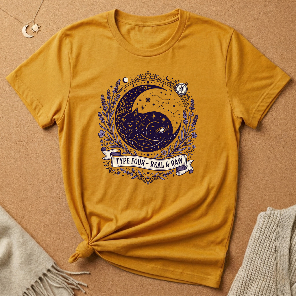 Type Four Cat Real and Raw Tee