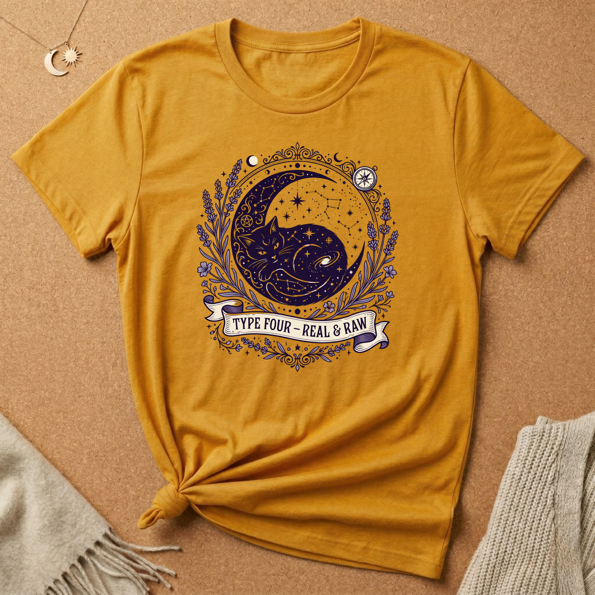Type Four Cat Real and Raw Tee