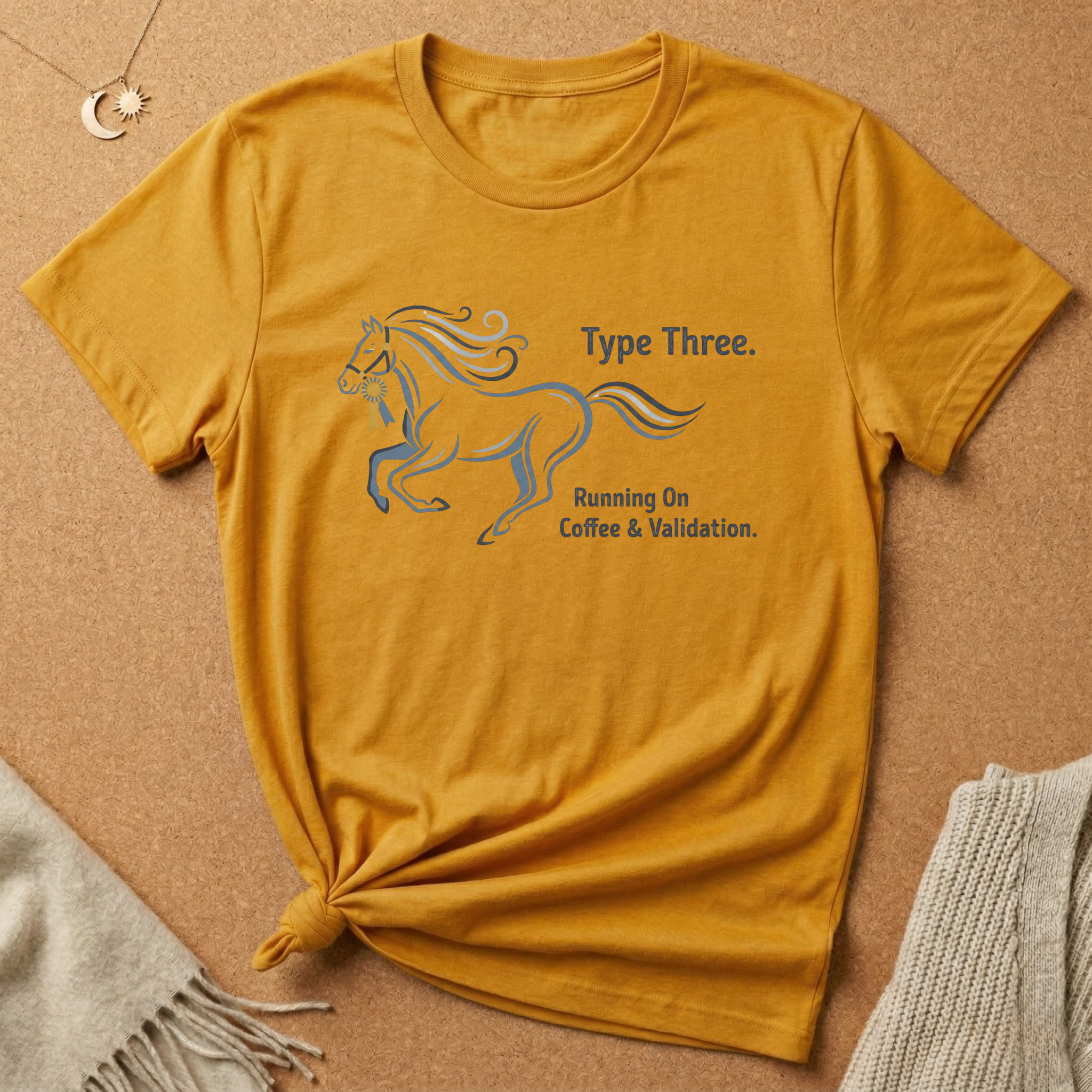 Type Three. Running On Coffee and Validation Tee