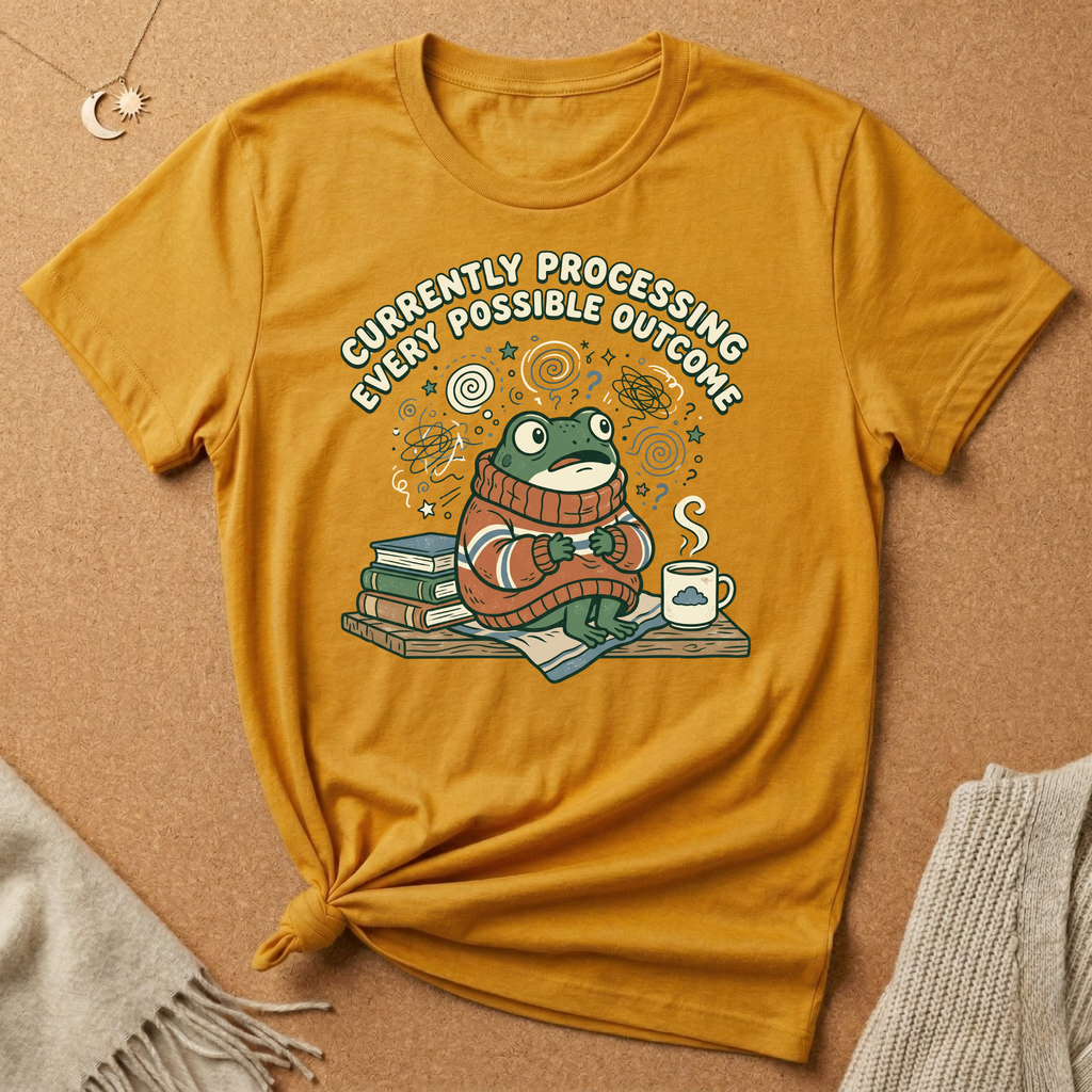 Currently Processing Every Possible Outcome Frog Tee