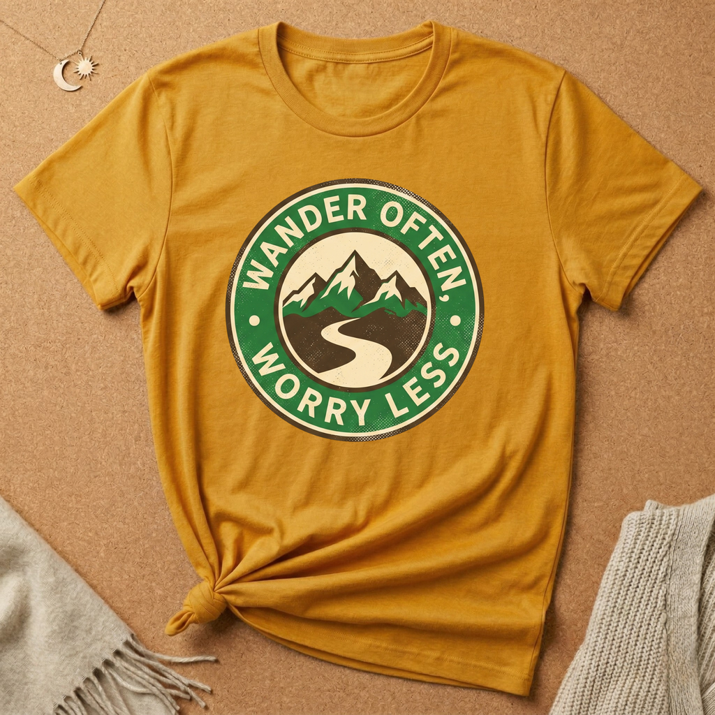 Wander Often, Worry Less Tee