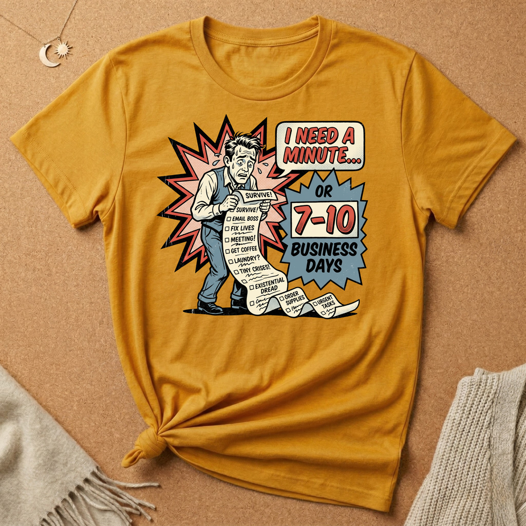 I Need a Minute Vintage Ad Tee