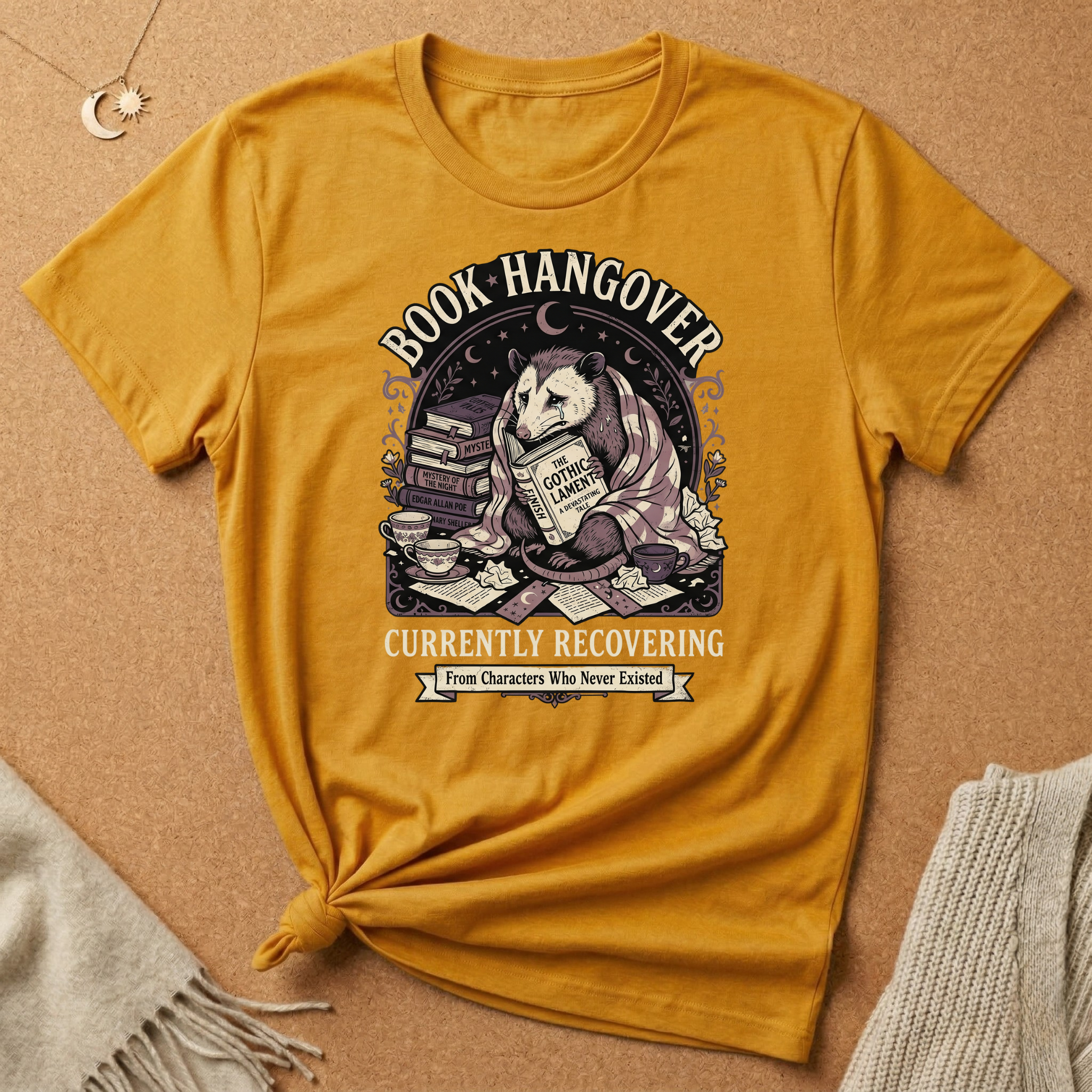 Book Hangover Opossum Tee
