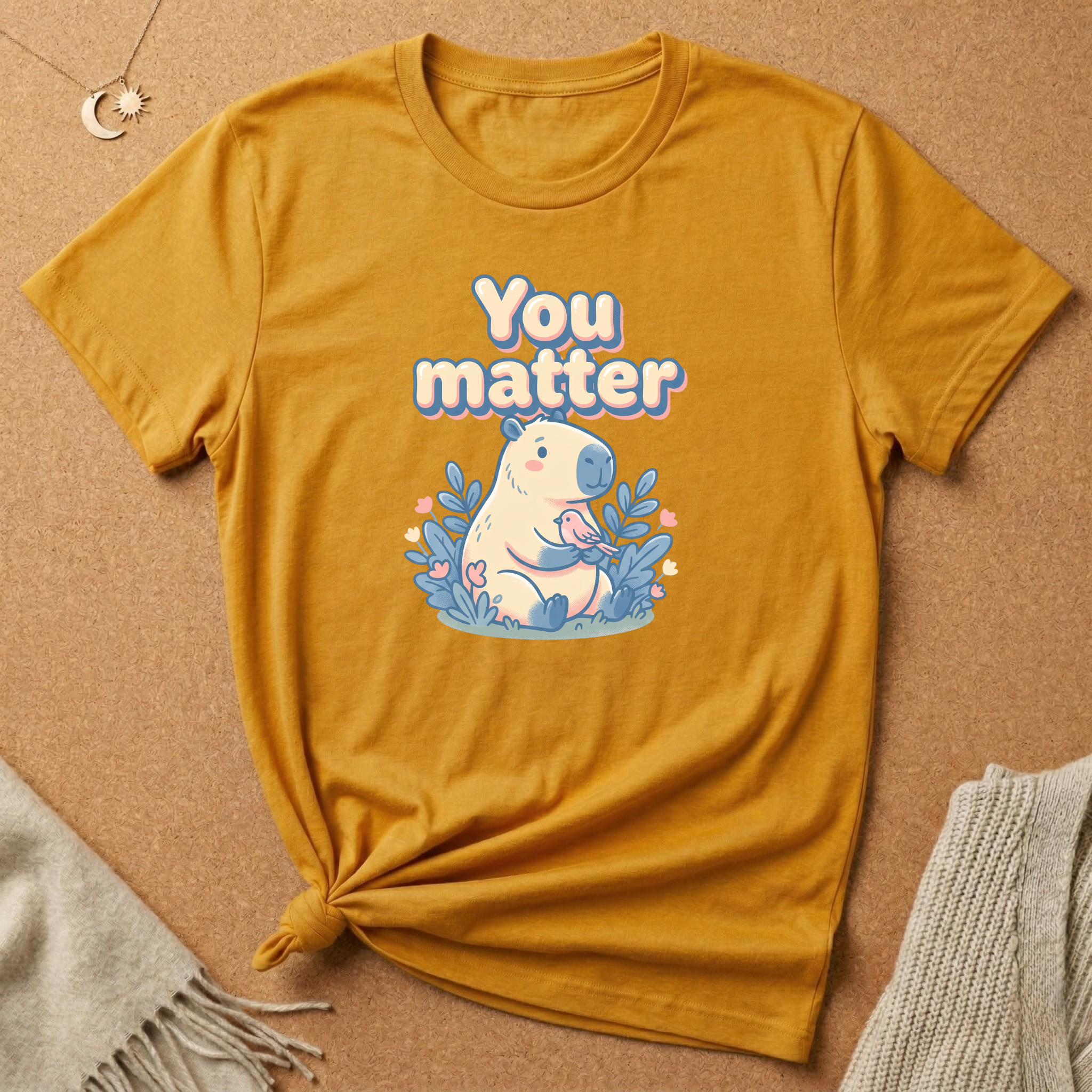 You Matter with Capybara Tee