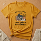 Whiskers and Boundaries Cat Tee
