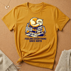Feeling Everything Since Birth Cat With Books Tee