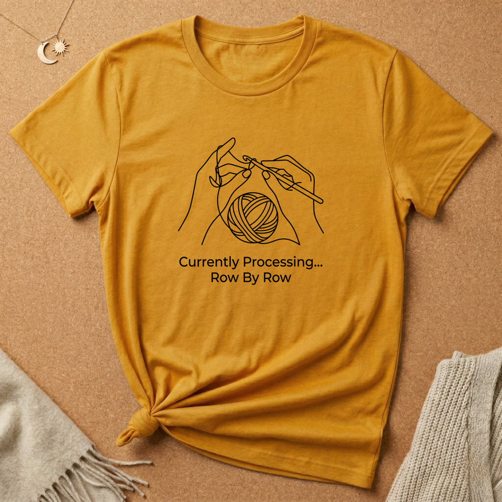 Processing Row by Row Crochet Tee