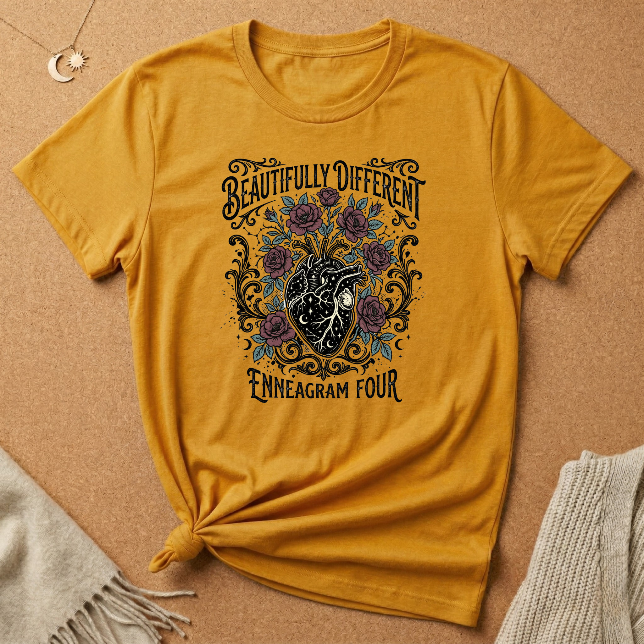Enneagram Four Beautifully Different Tee