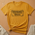 Boundaries Make Peace Tee