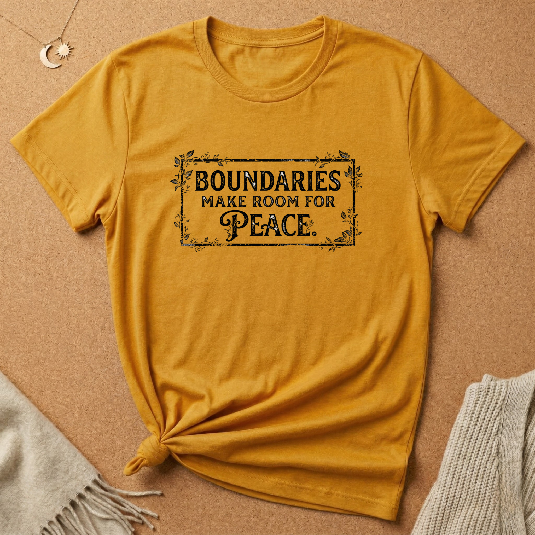 Boundaries Make Peace Tee
