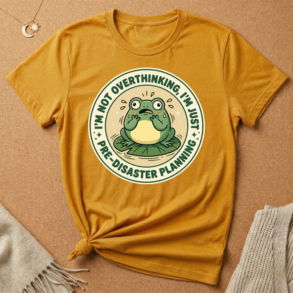 Not Overthinking Frog Tee