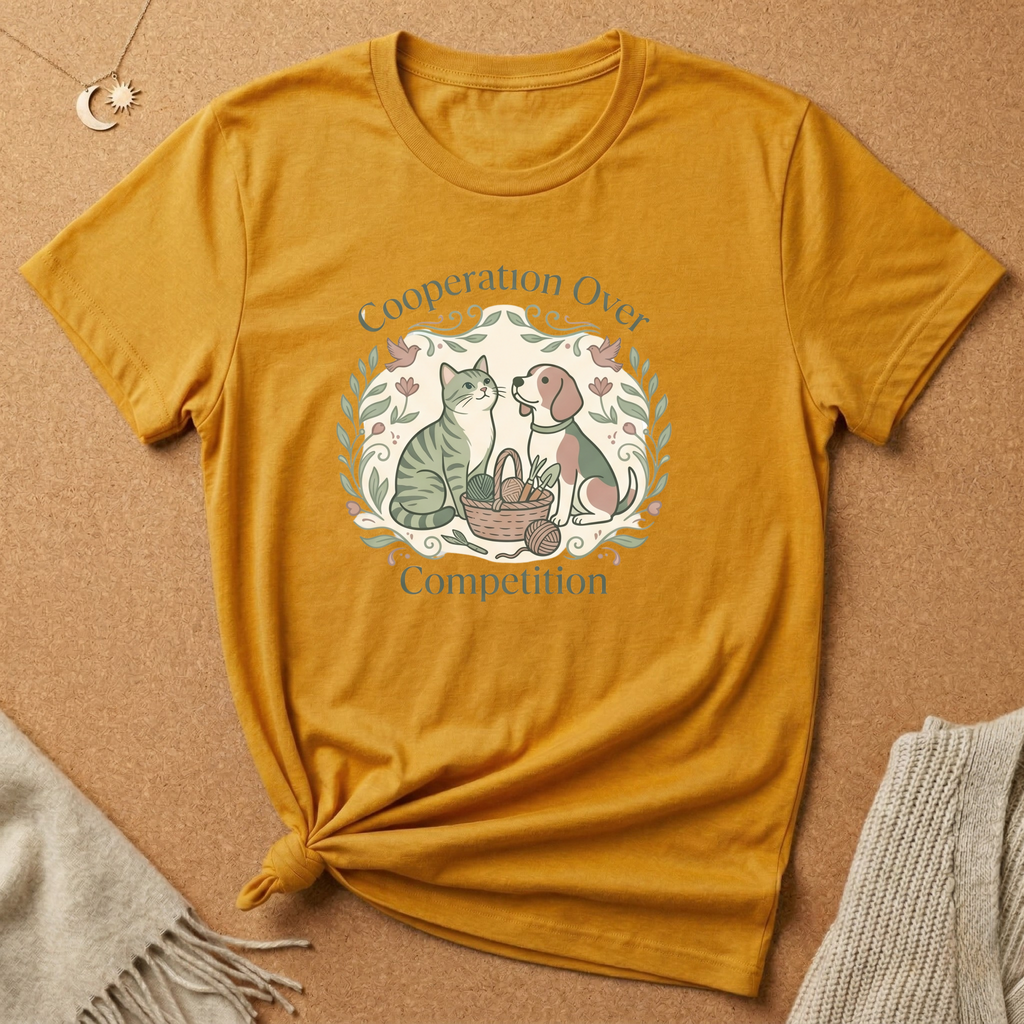 Cooperation Over Competition Tee