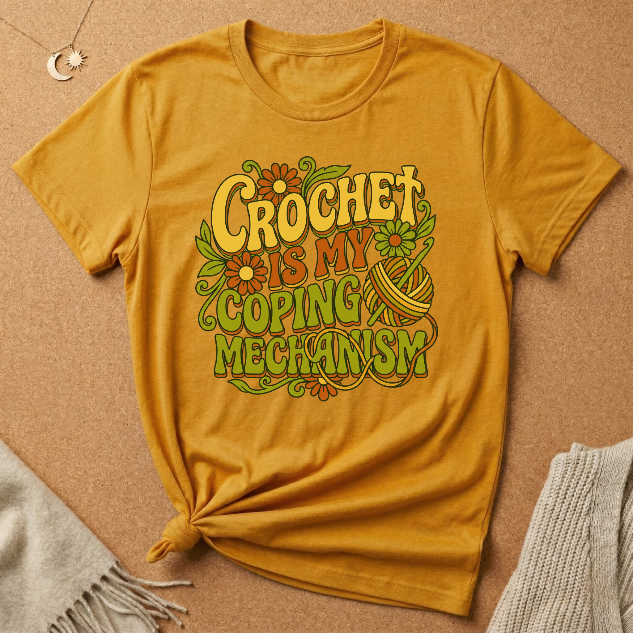 Crochet Is My Coping Mechanism Tee