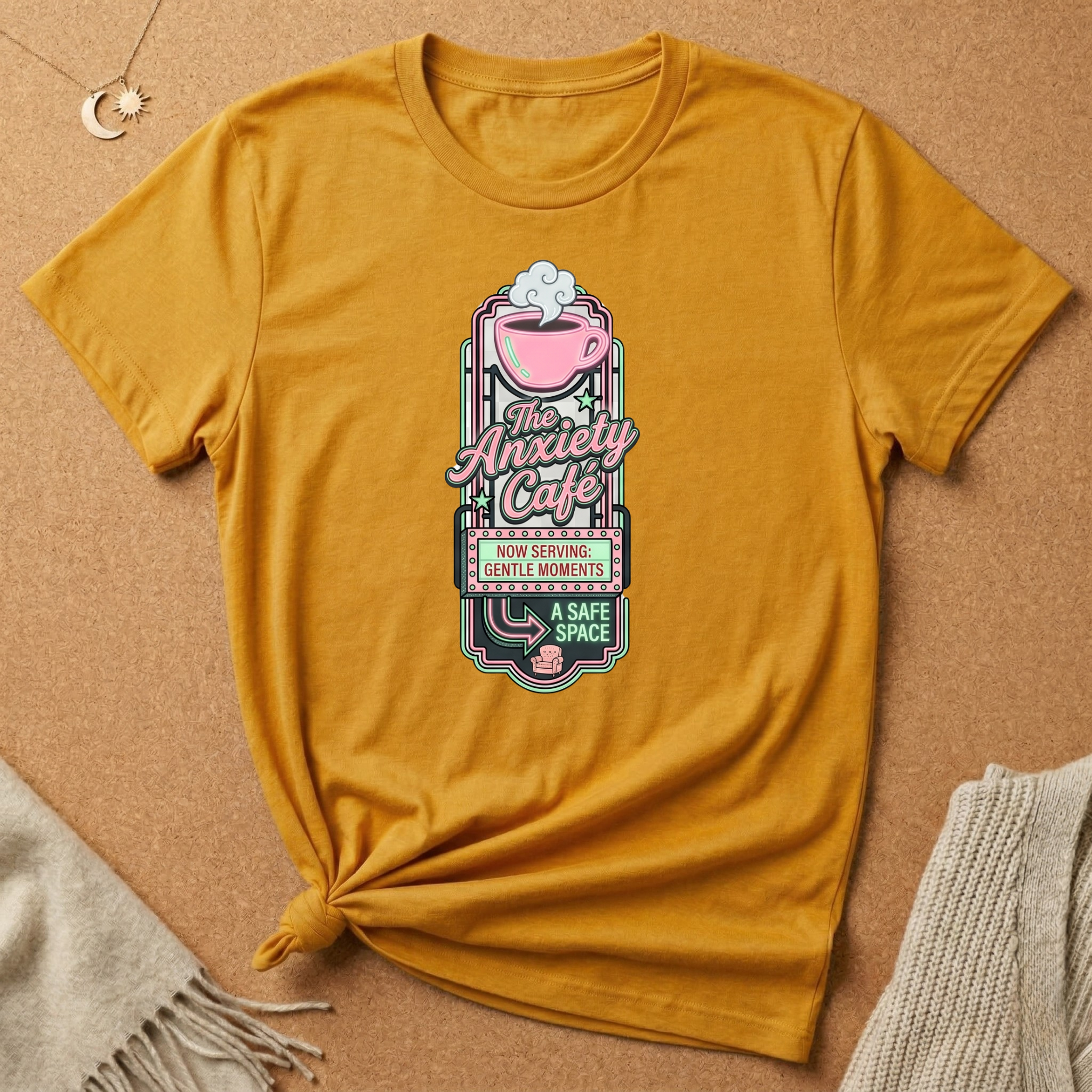 Gentle Moments Anxiety Cafe Tee