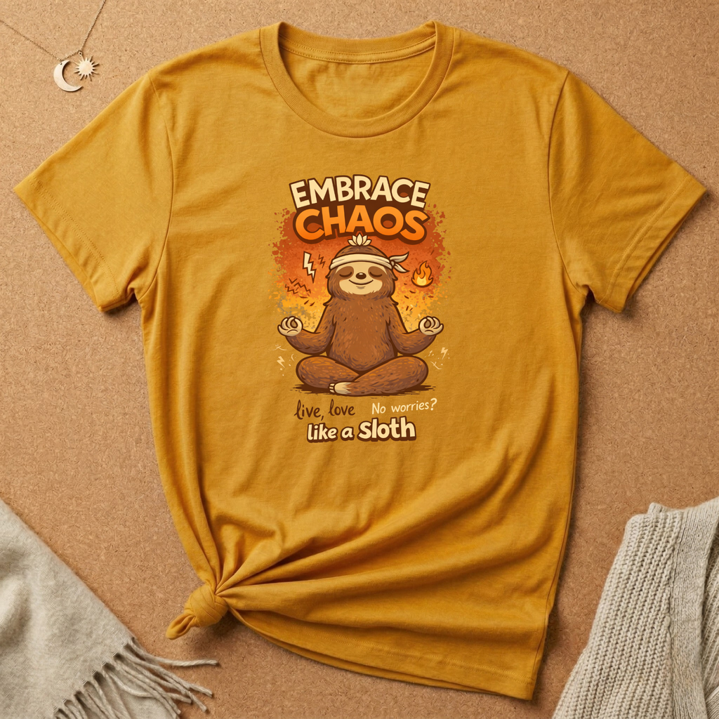 Embrace Chaos Sloth Tee