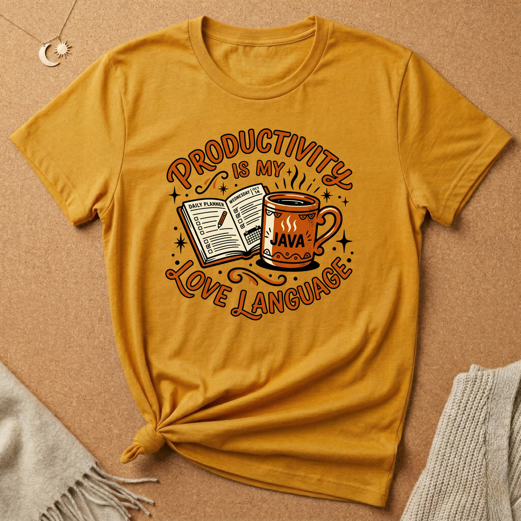 Productivity is My Love Language Tee