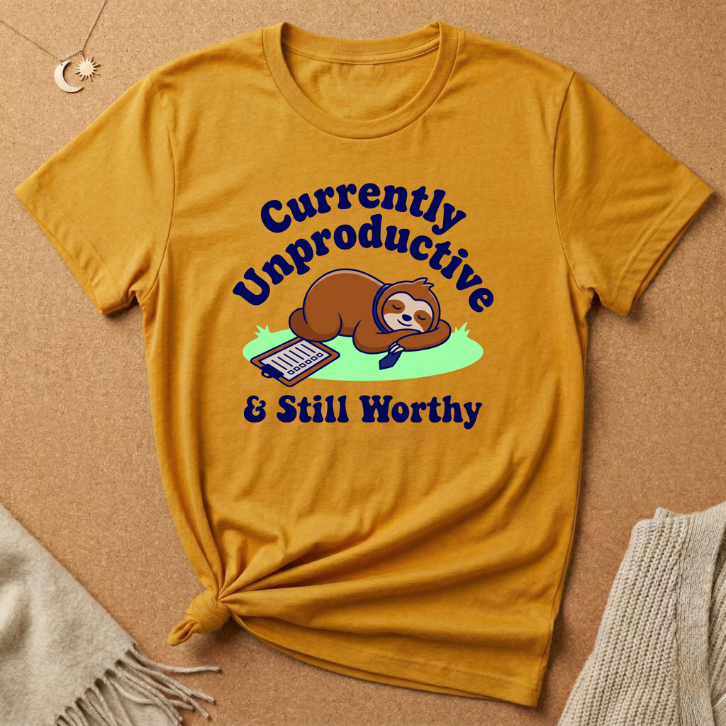 Unproductive and Still Worthy Tee