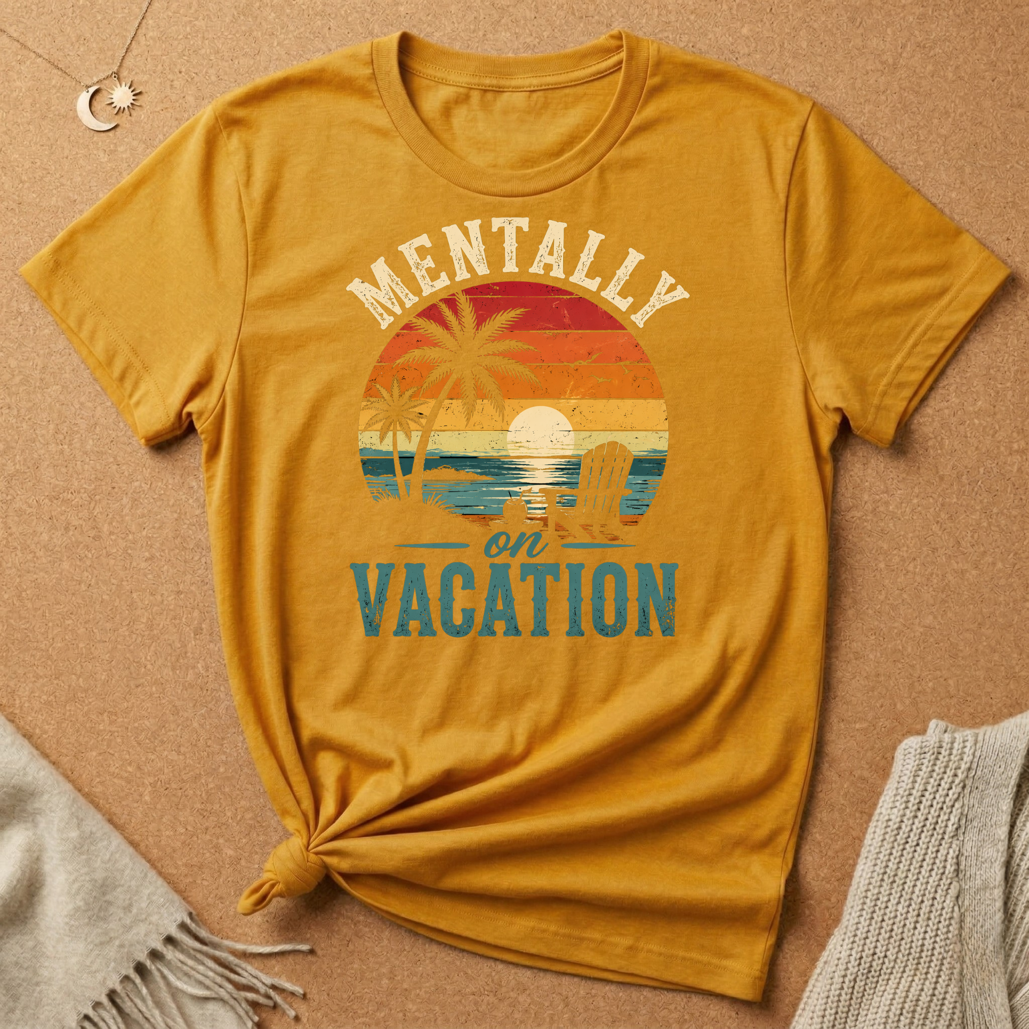 Mentally On Vacation Tee