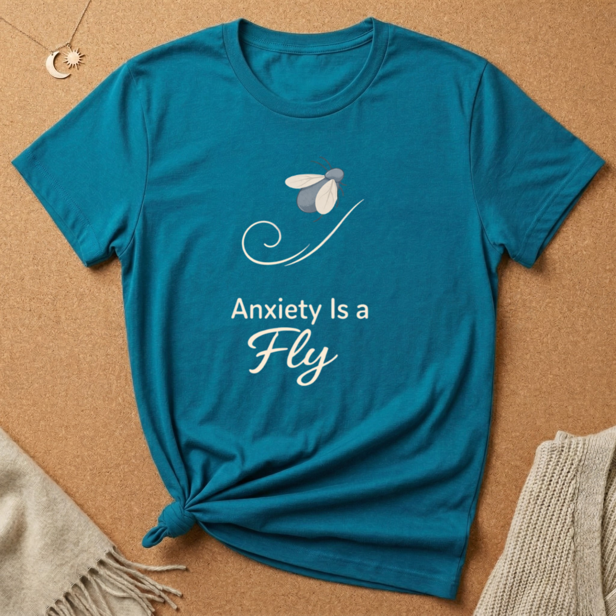 Anxiety Is A Fly Logo Tee