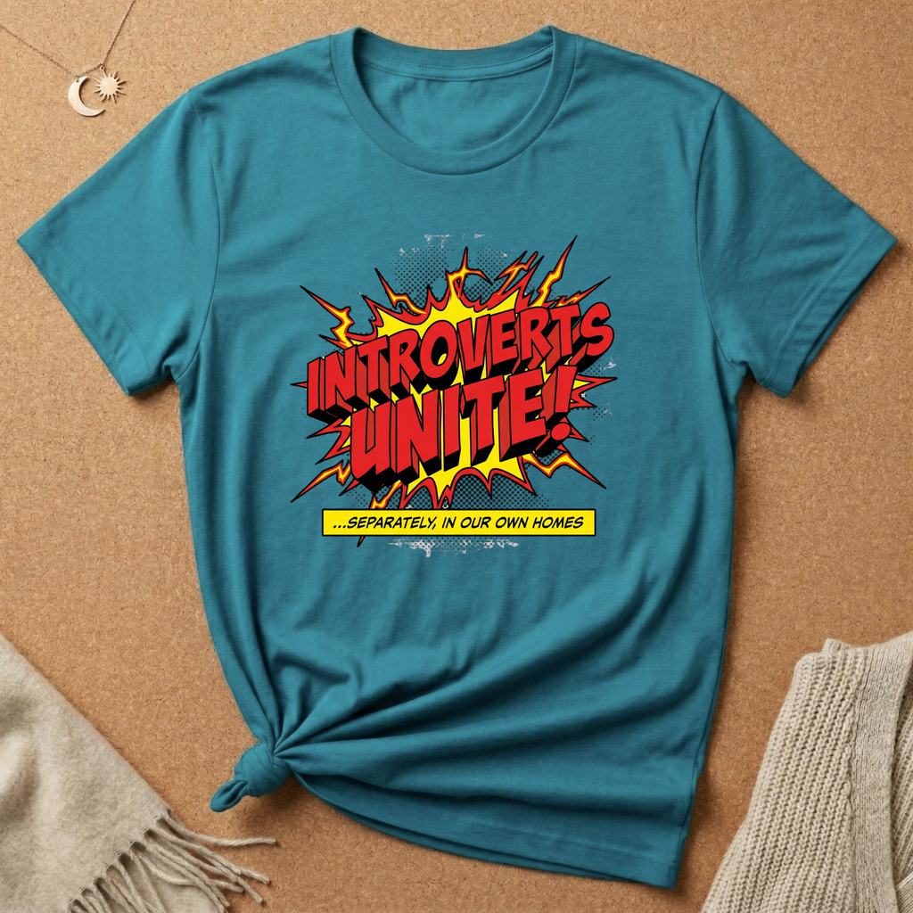 Introvert's Unite! Comic Tee