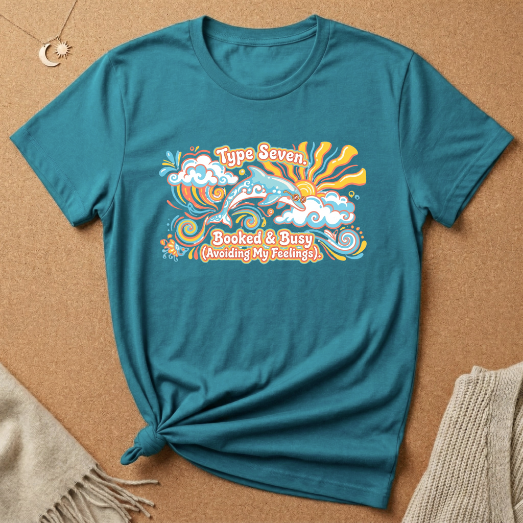 Type Seven. Booked and Busy Tee