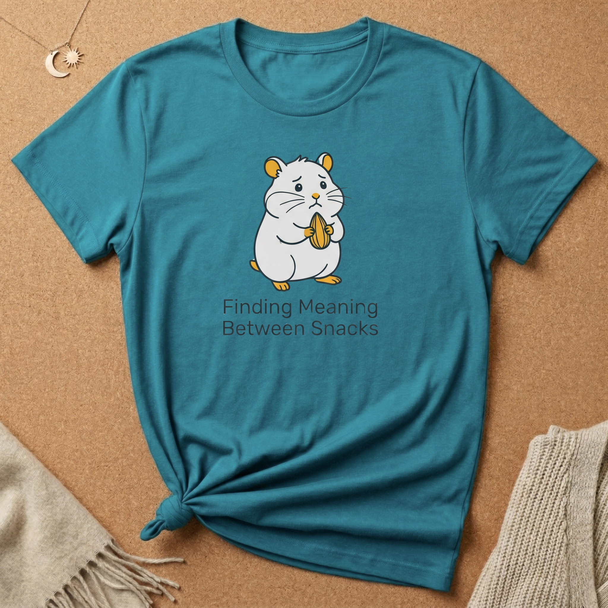 Chipmunk Finding Meaning Snacks Tee